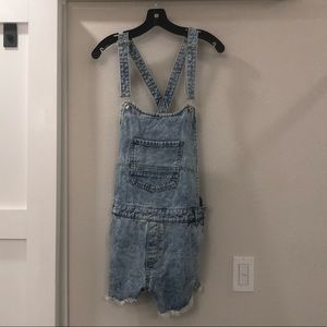 Distressed Overalls